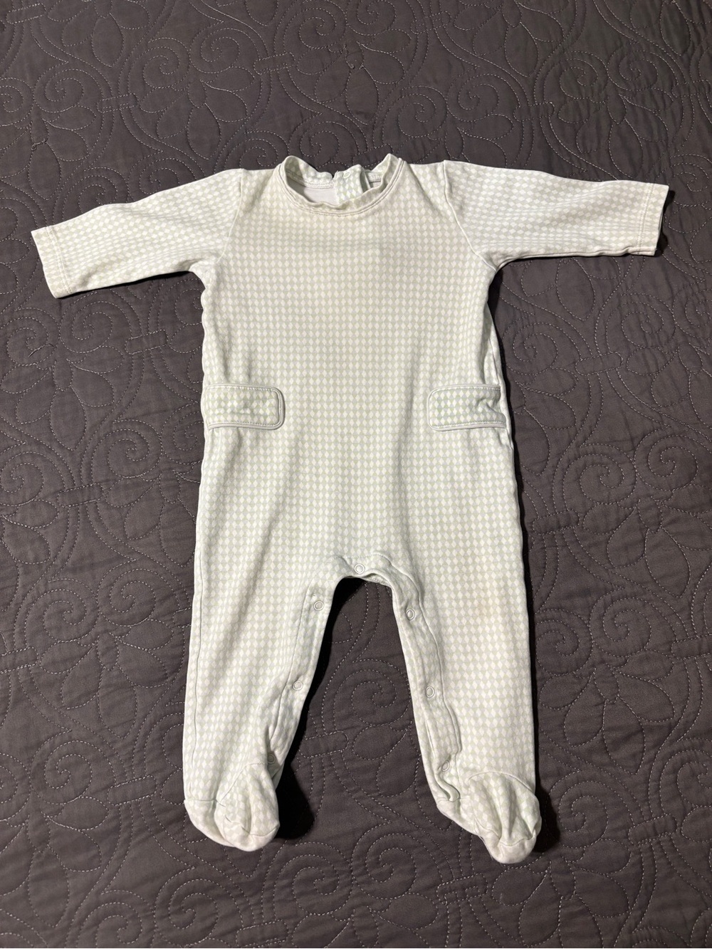 6-9mo Baby Footed One-Piece
